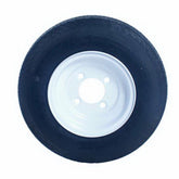 2pcs Trailer Tires & P819 Rim Width: 3.75" / 9.52cm 4 lugs on 4" Center 590 lbs